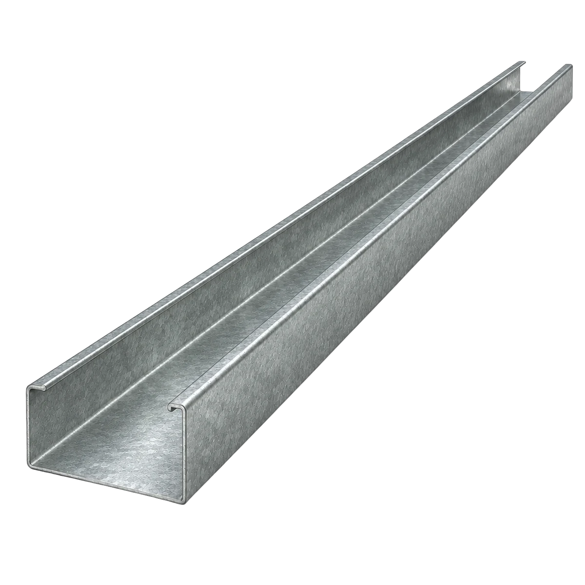 Render de polín C galvanizado